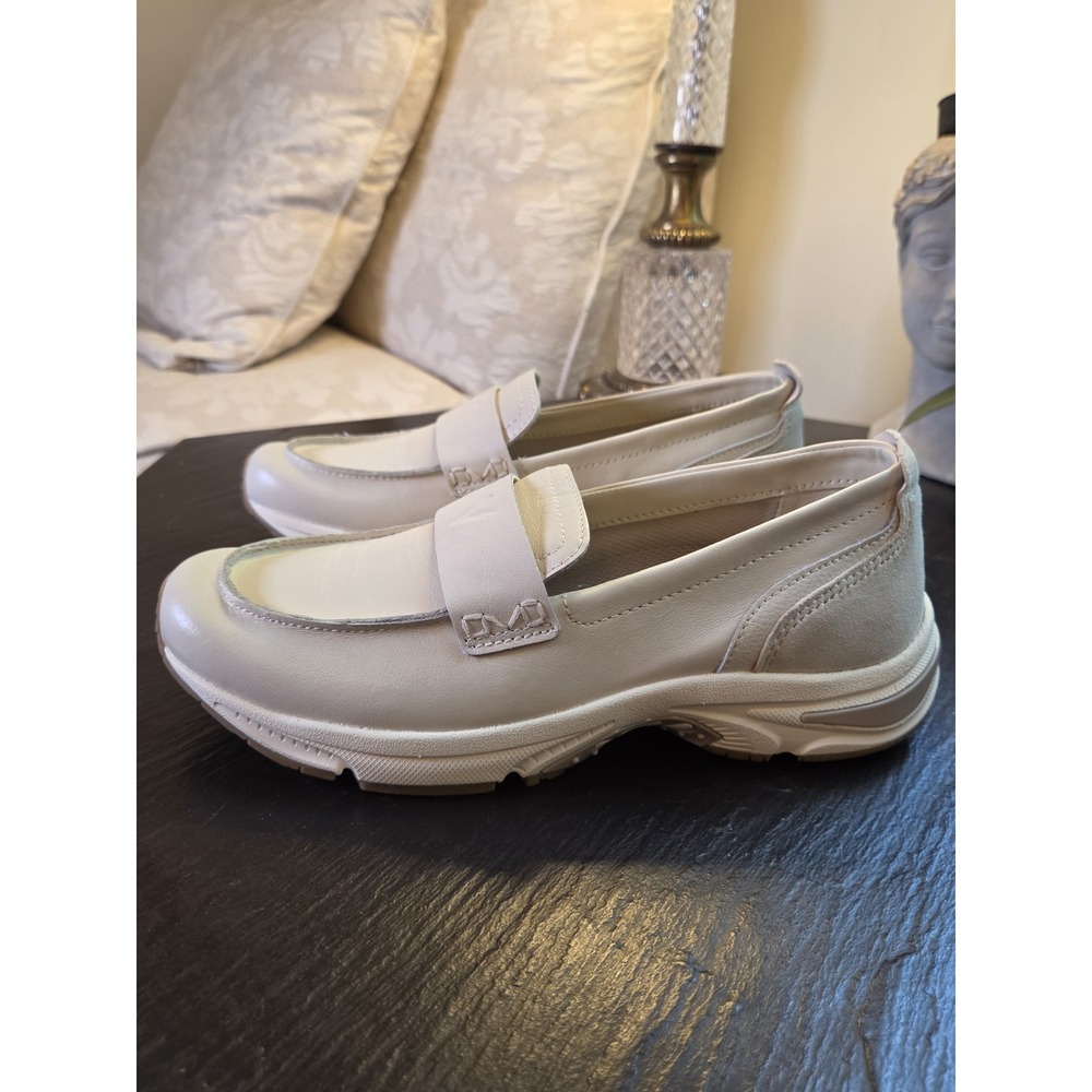 Vionic Women's Walk Roam Loafers Orthopedic Cream Leather Size 7.5 NEW! $160 - Picture 5 of 10